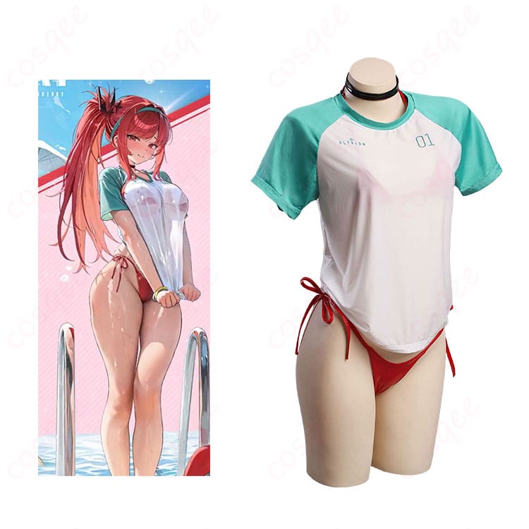 勝利の女神:NIKKE ラピ:レッドフード「レッドフレーバー」 コスプレ衣装-1