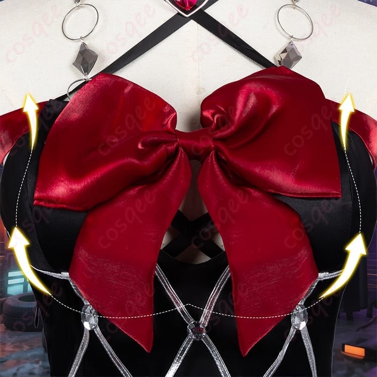 Strinova 香奈美 世紀の歌姫ドレス コスプレ一式 華やかで写真映えするセット - 4枚目の画像