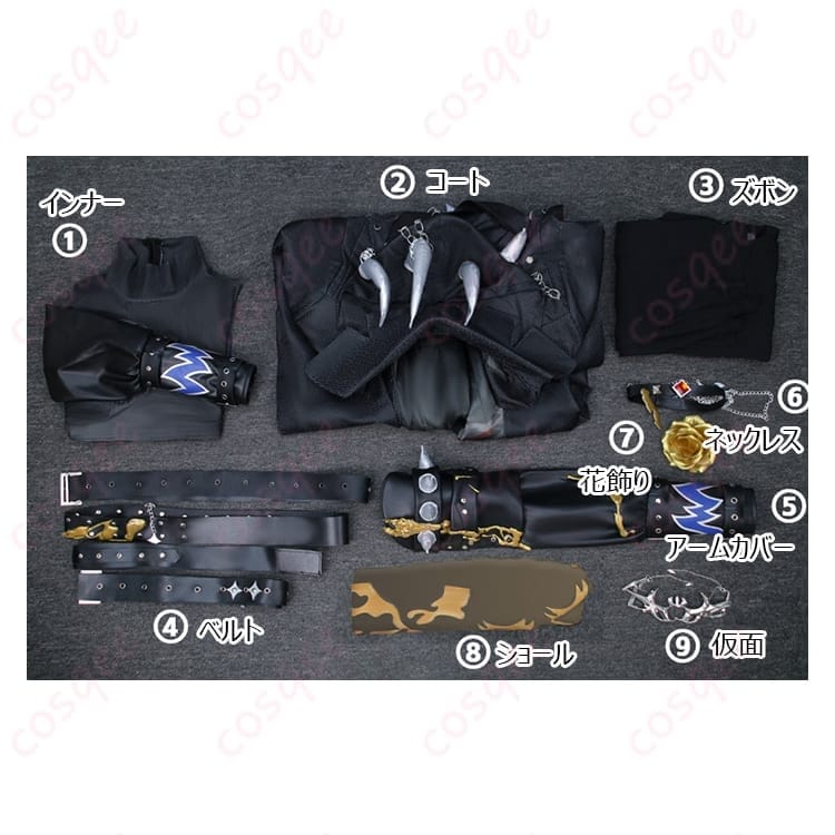 第五人格 隠者アルヴァの金箔風コスプレ衣装で荘厳な雰囲気をまとう - 6枚目の画像