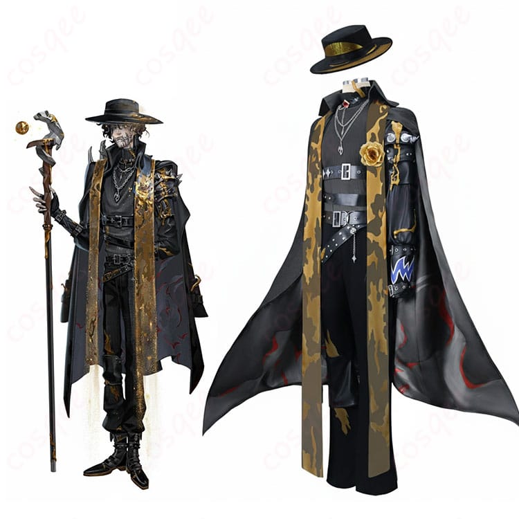 IdentityV 第五人格 隠者(アルヴァ・ロレンツ) 金箔 コスプレ衣装-1