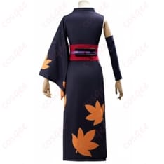 銀魂の月詠になりきる和装くノ一コーデ 黒金が映えるセットアップ - 3枚目の画像（サムネイル）