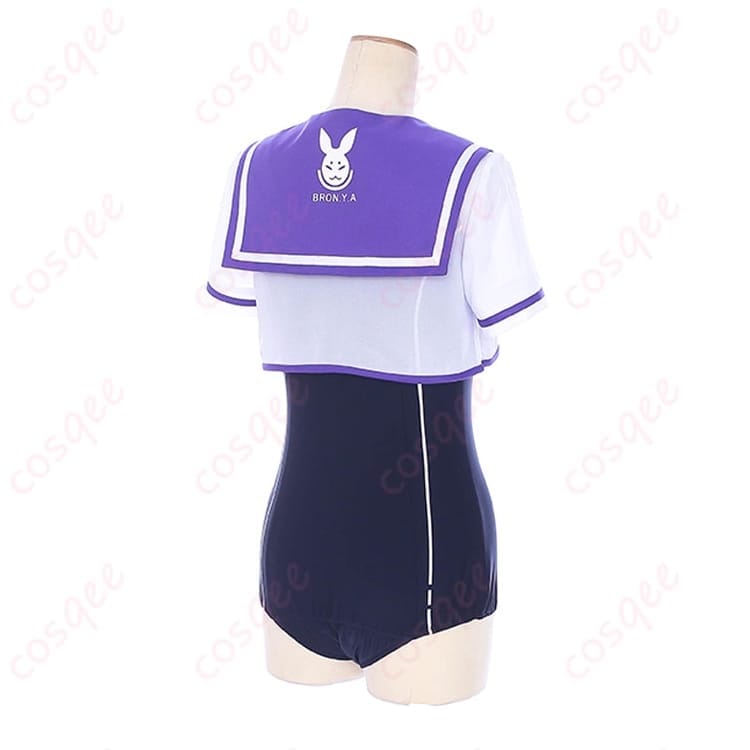 崩壊3rd ブローニャ・ザイチクのスクール水着風コスプレでクールに映える - 3枚目の画像