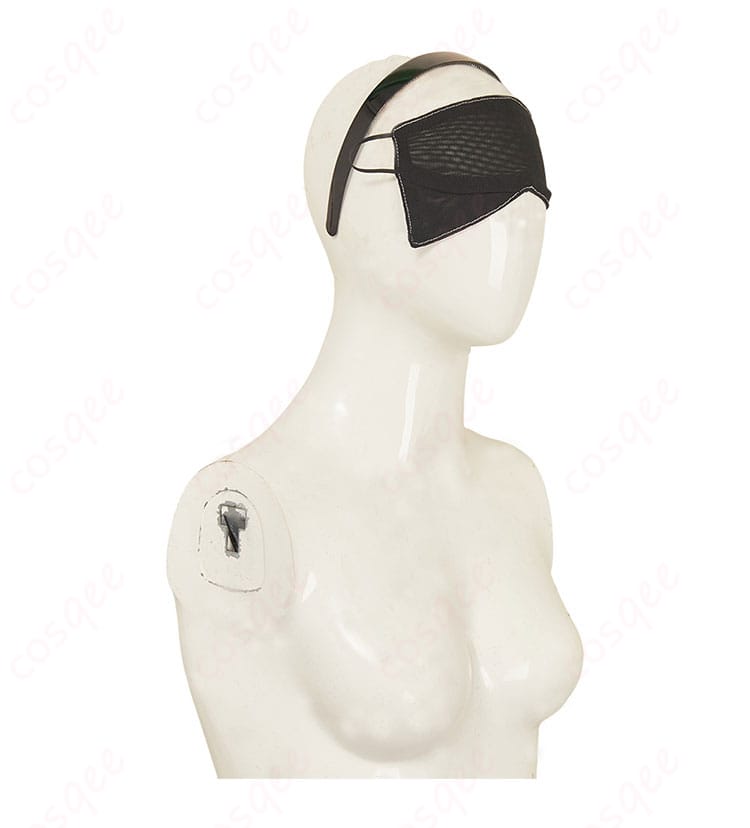 勝利の女神:NIKKE × ニーア ヨルハ二号B型 2B ヨルハ非公式水域活動服・壱 水着 コスプレ衣装-13