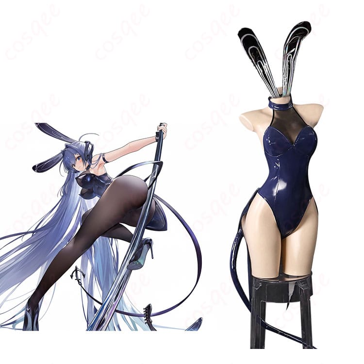 アズールレーン ニュージャージー コスプレ衣装 リッピング・ステッピング! バニースーツ衣装-1