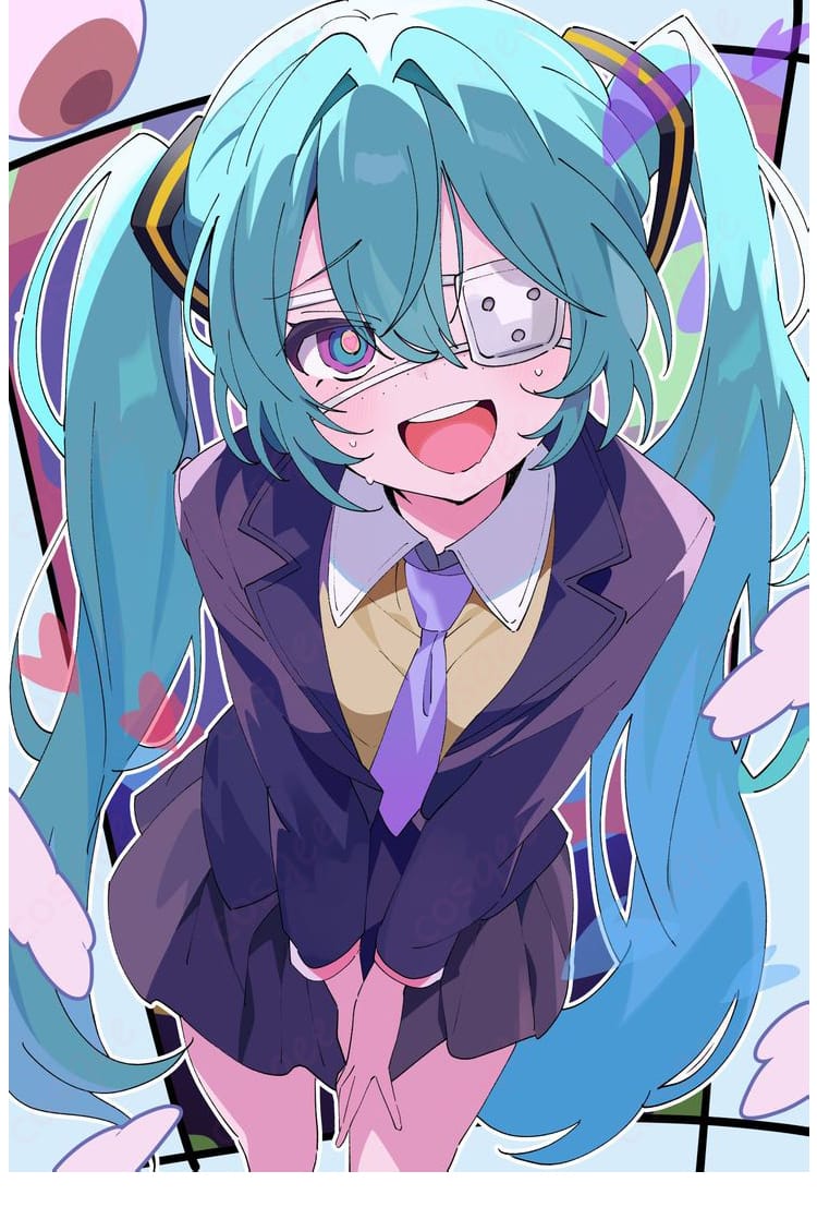 初音ミク モニタリング DECO*27 コスプレ衣装-2