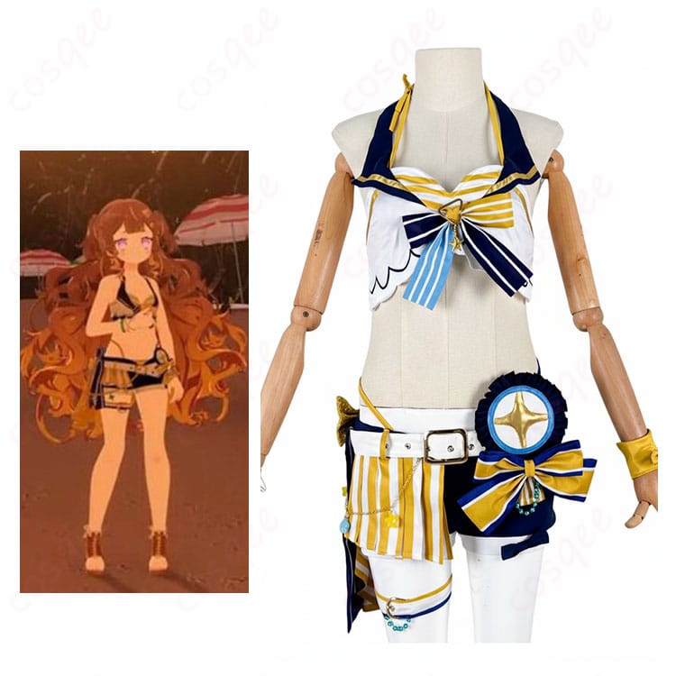 hololive ホロライブ アーニャ・メルフィッサ 水着 コスプレ衣装-1