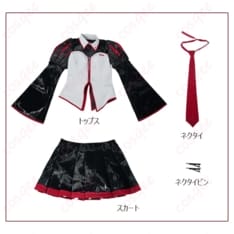 雑音ミクのダークな魅力を纏うコスプレ衣装 クールに決まるXS〜XL展開 - 6枚目の画像（サムネイル）