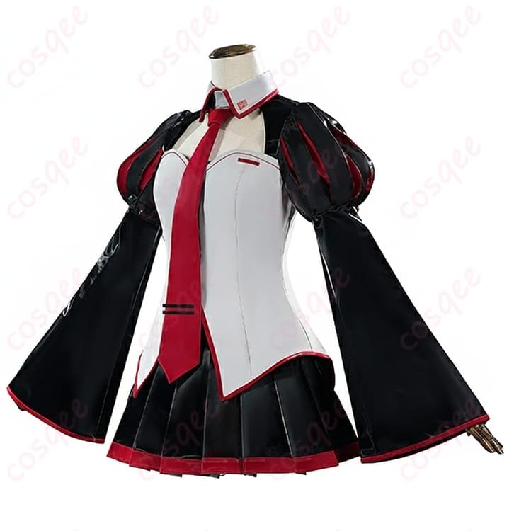 雑音ミクのダークな魅力を纏うコスプレ衣装 クールに決まるXS〜XL展開 - 2枚目の画像