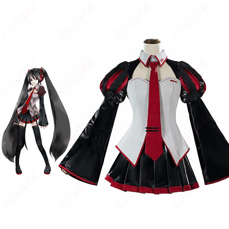 初音ミク亜種 雑音ミク コスプレ衣装-1