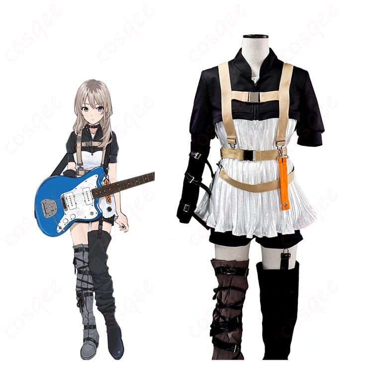 ガールズバンドクライ トゲナシトゲアリ 11th Single 薄采ディスプレイ 河原木桃香 コスプレ衣装-1