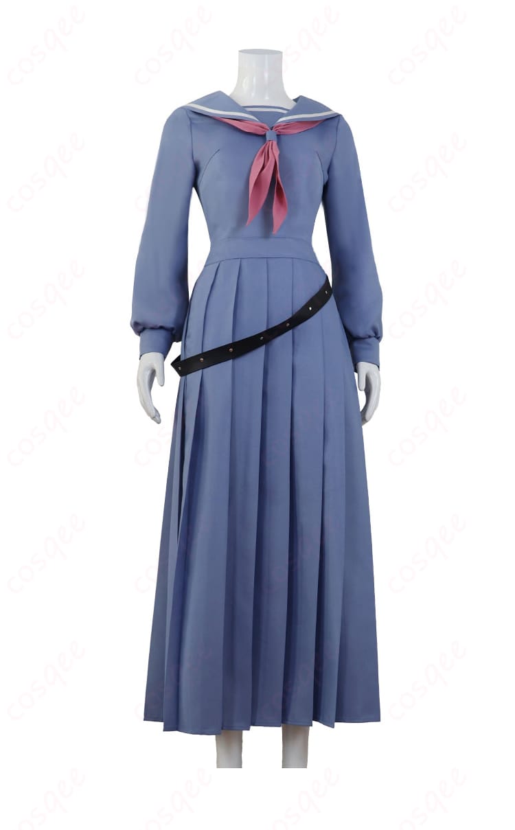 銀魂 3年Z組銀八先生 神楽 コスプレ衣装 スタジャン セーラー服-6