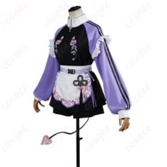 ホロライブ 常闇トワのメイド風ジャージ衣装 コスプレ一式でスポ可愛く決まる - 2枚目の画像（サムネイル）