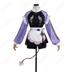 ホロライブ 常闇トワのメイド風ジャージ衣装 コスプレ一式でスポ可愛く決まる - 1枚目の画像（サムネイル）