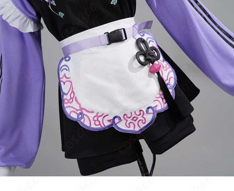 hololive ホロライブ 常闇トワ メイド風ジャージ衣装 コスプレ衣装-7