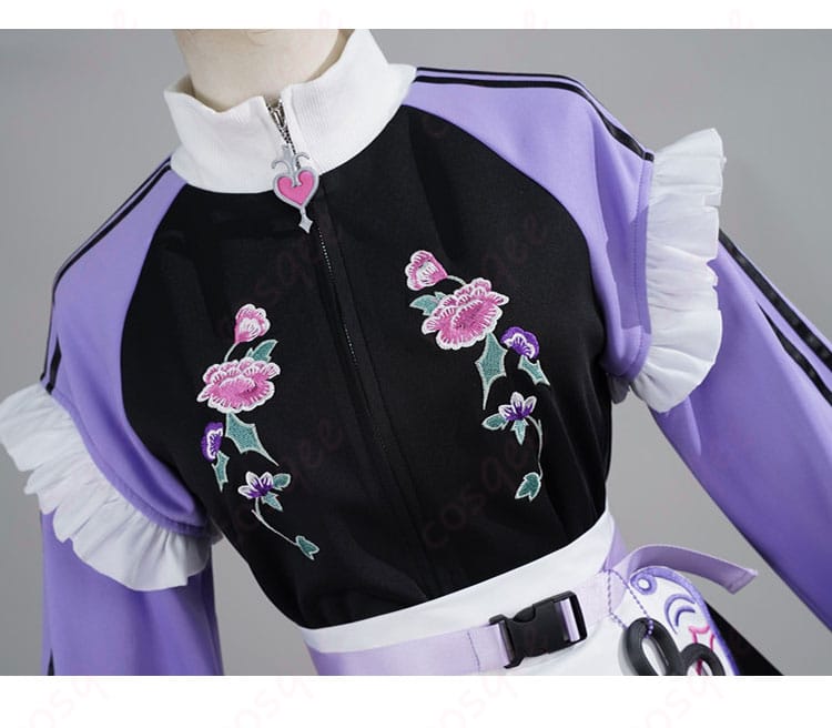 hololive ホロライブ 常闇トワ メイド風ジャージ衣装 コスプレ衣装-5