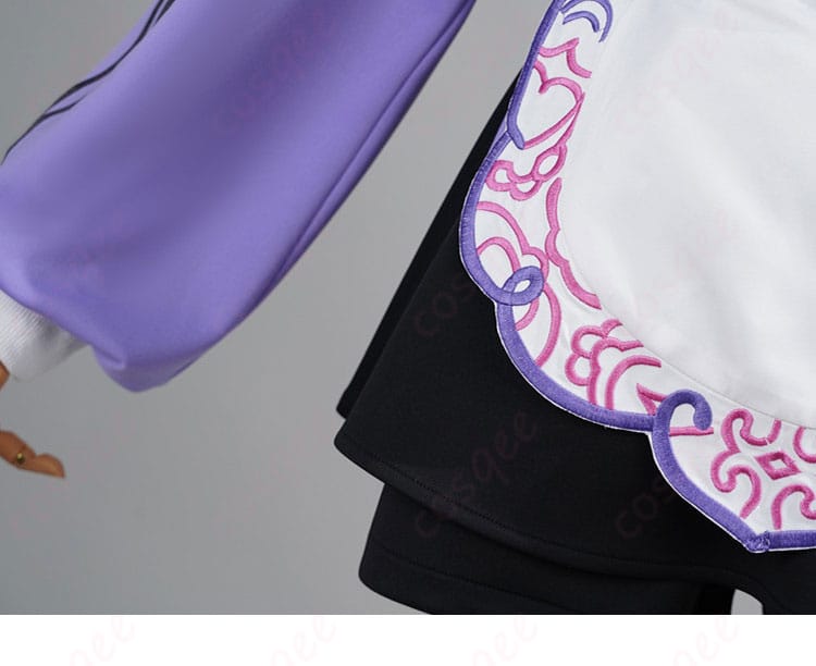 hololive ホロライブ 常闇トワ メイド風ジャージ衣装 コスプレ衣装-8