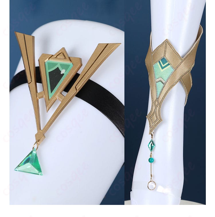 原神 ネフェル コスプレ衣装-15