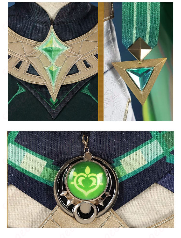 原神 ネフェル コスプレ衣装-5