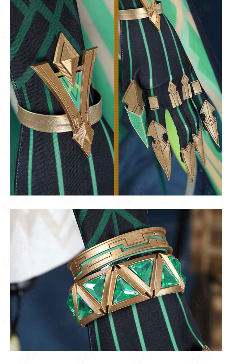 原神 ネフェル コスプレ衣装-12