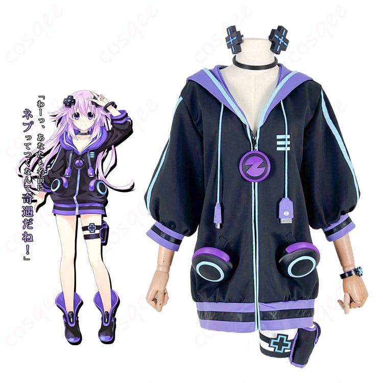 超次元ゲイム ネプテューヌ 大人ネプテューヌ コスプレ衣装-1