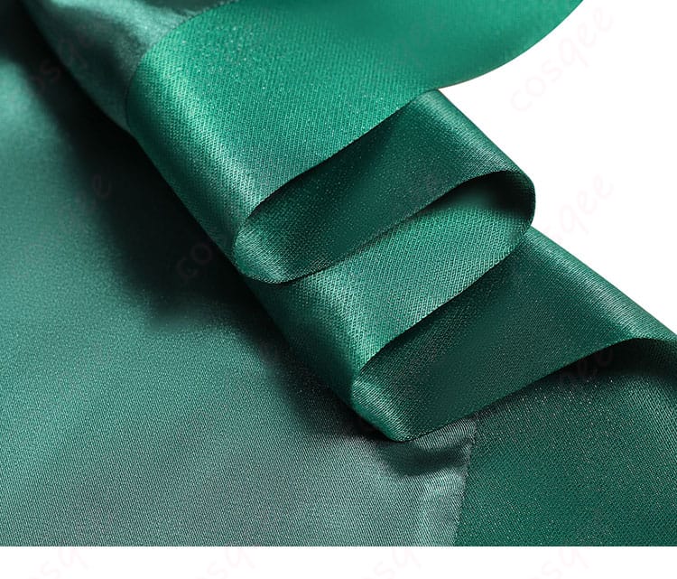 ウェンズデー アグネス・ミデル 緑ドレス コスプレ衣装-12