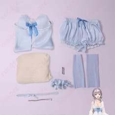 ホロライブ 白銀ノエル 新衣装風コスプレ 一体感あるセットで写真映え - 6枚目の画像（サムネイル）