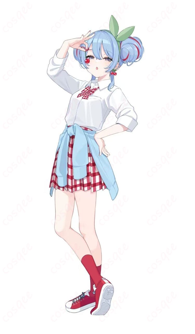 チェリーポップ 初音ミク 制服 コスプレ衣装-1