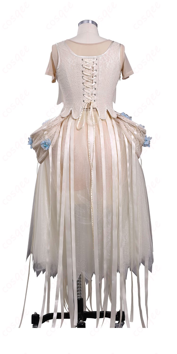 ウェンズデー イーニッド・シンクレア 狼族の少女 ドレス コスプレ衣装-4