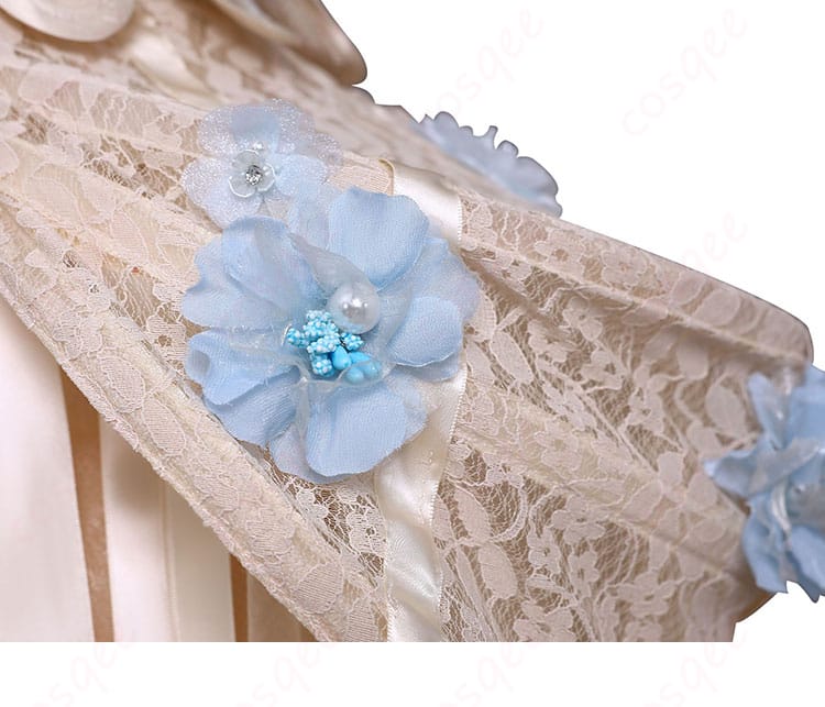 ウェンズデー イーニッド・シンクレア 狼族の少女 ドレス コスプレ衣装-9