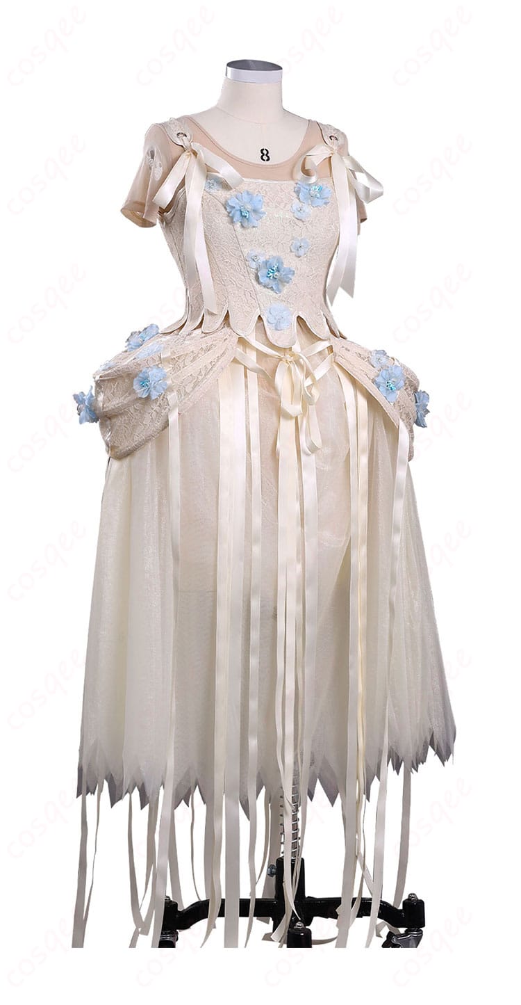 ウェンズデー イーニッド・シンクレア 狼族の少女 ドレス コスプレ衣装-3