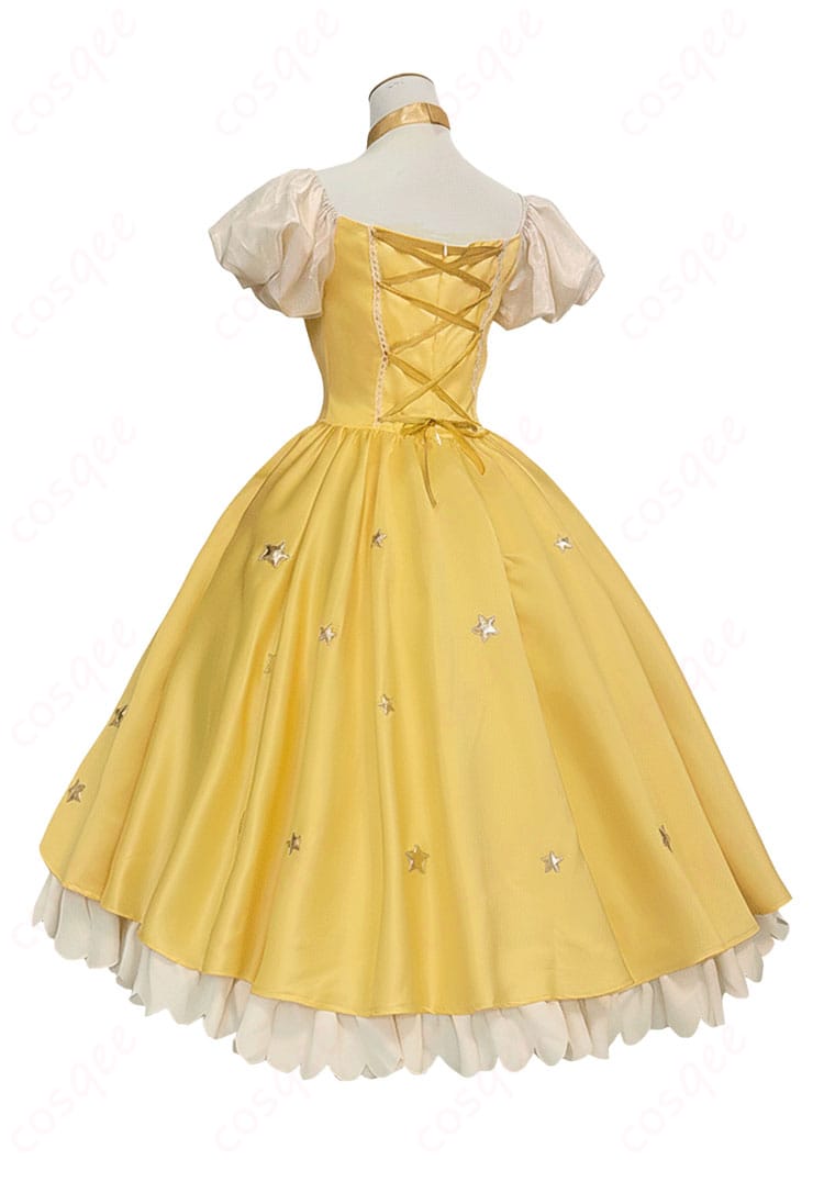 カードキャプターさくら 木之本桜 星のドレス コスプレ衣装-4