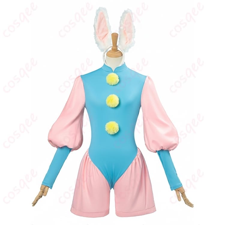 木之本桜のうさ耳バトル風コスプレ衣装で、明るくキュートに映える一着 - 1枚目の画像