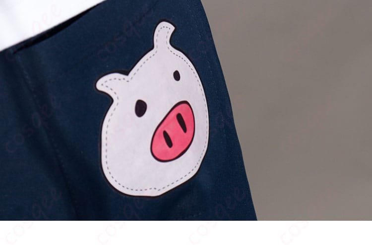 HUNDRED LINE -最終防衛学園- 丸子楽 私服 コスプレ衣装-9