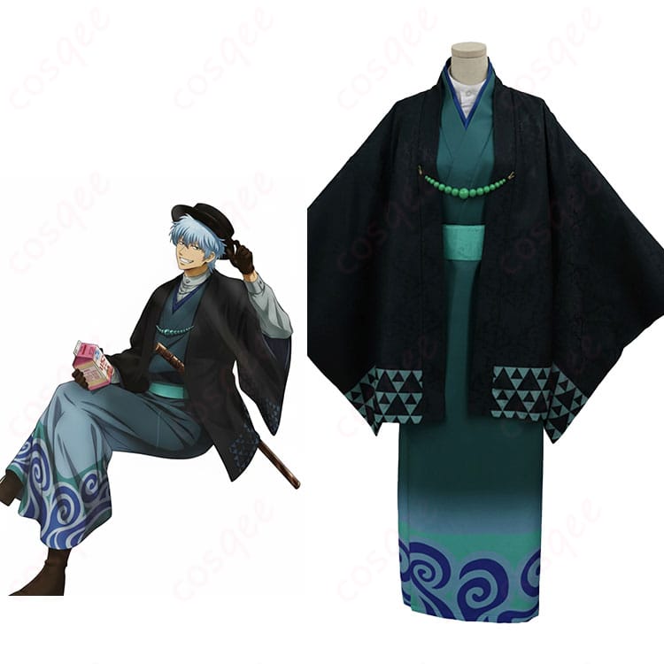 銀魂 坂田銀時 浴衣 コスプレ衣装-1