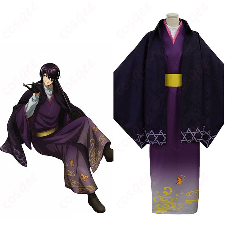 銀魂 高杉晋助 浴衣 コスプレ衣装-1