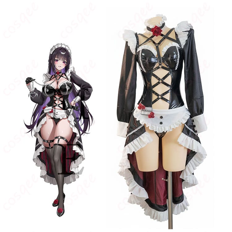 勝利の女神:NIKKE ミハラ メイド服 コスプレ衣装-1