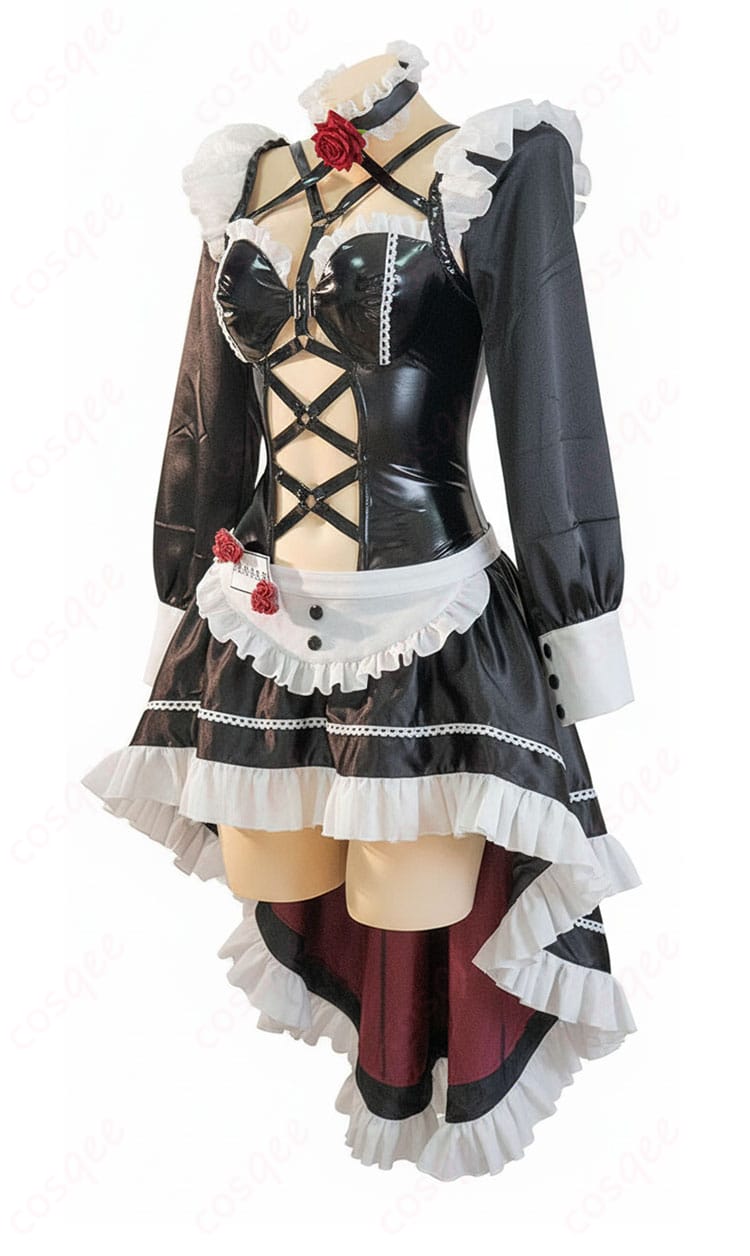 勝利の女神:NIKKE ミハラ メイド服 コスプレ衣装-3