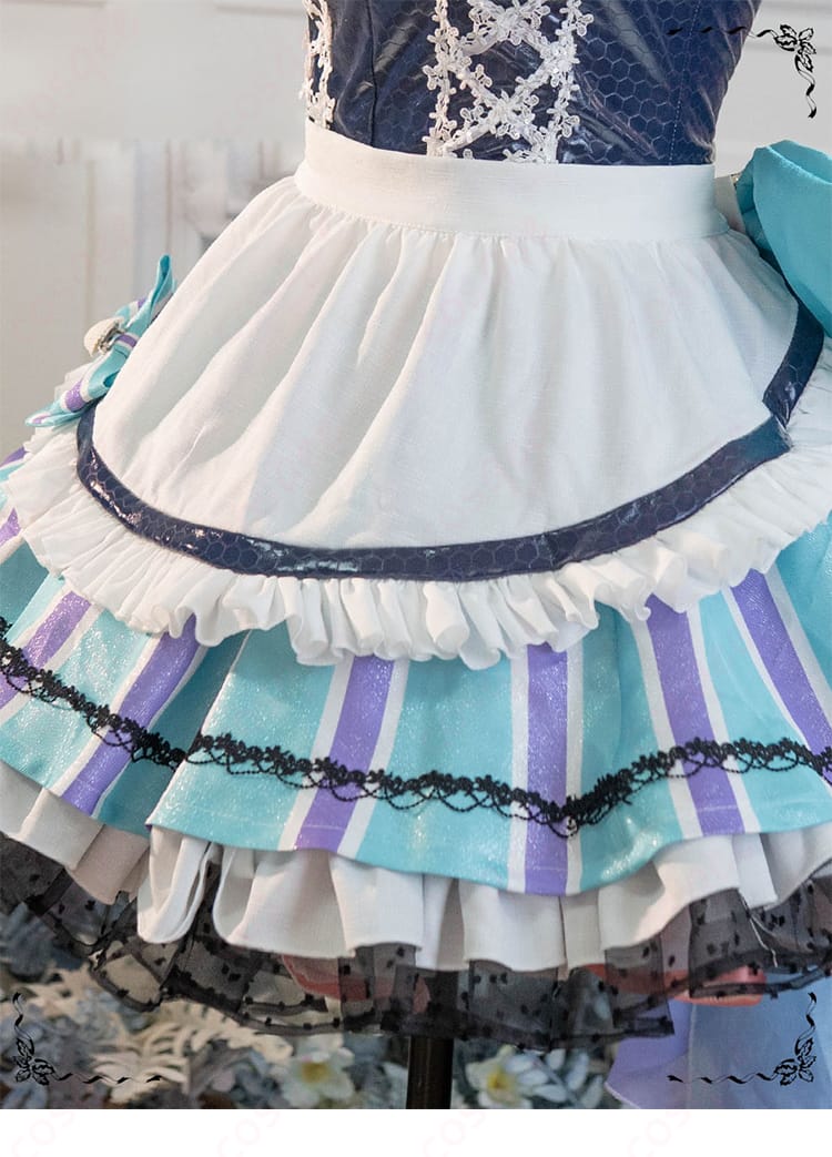 勝利の女神:NIKKE リトルマーメイド メイド服 コスプレ衣装-6