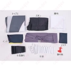 NARUTO はたけカカシの上忍装束コスプレ一式 写真映えして動きやすいセット - 7枚目の画像（サムネイル）