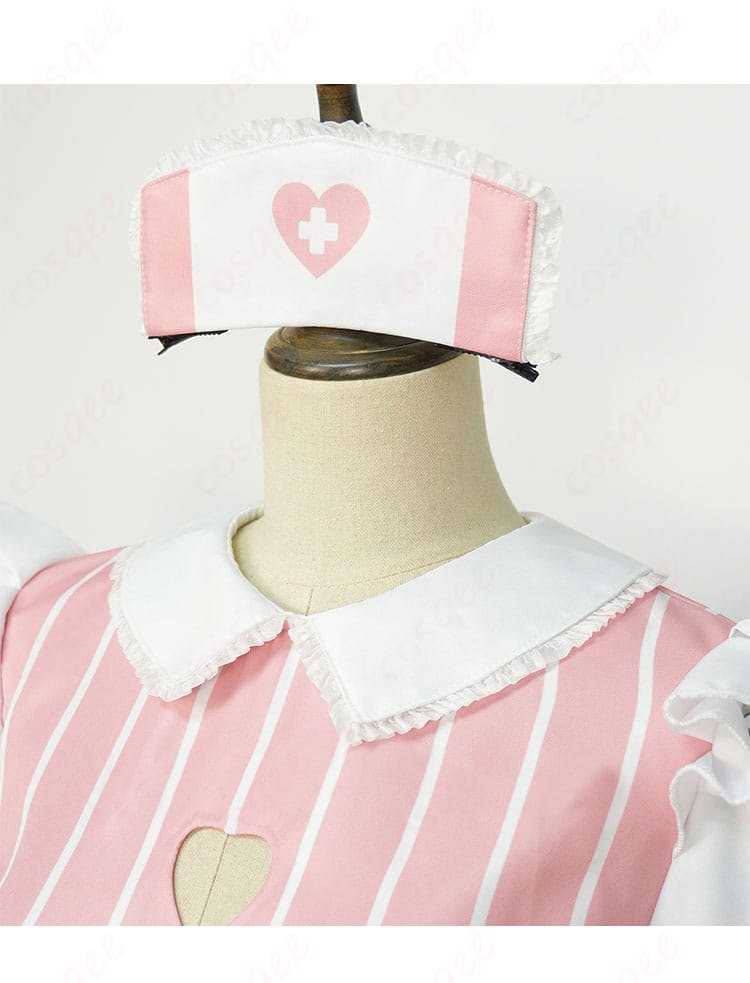 Fate/kaleid liner プリズマ☆イリヤ イリヤスフィール・フォン・アインツベルン ナース コスプレ衣装-4