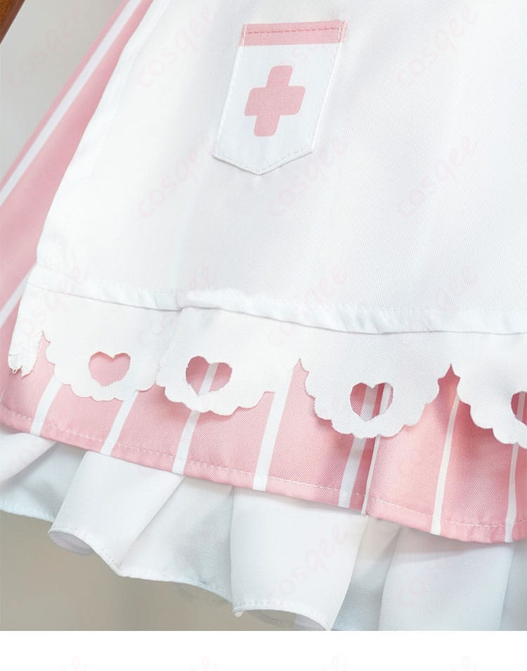 Fate/kaleid liner プリズマ☆イリヤ イリヤスフィール・フォン・アインツベルン ナース コスプレ衣装-6