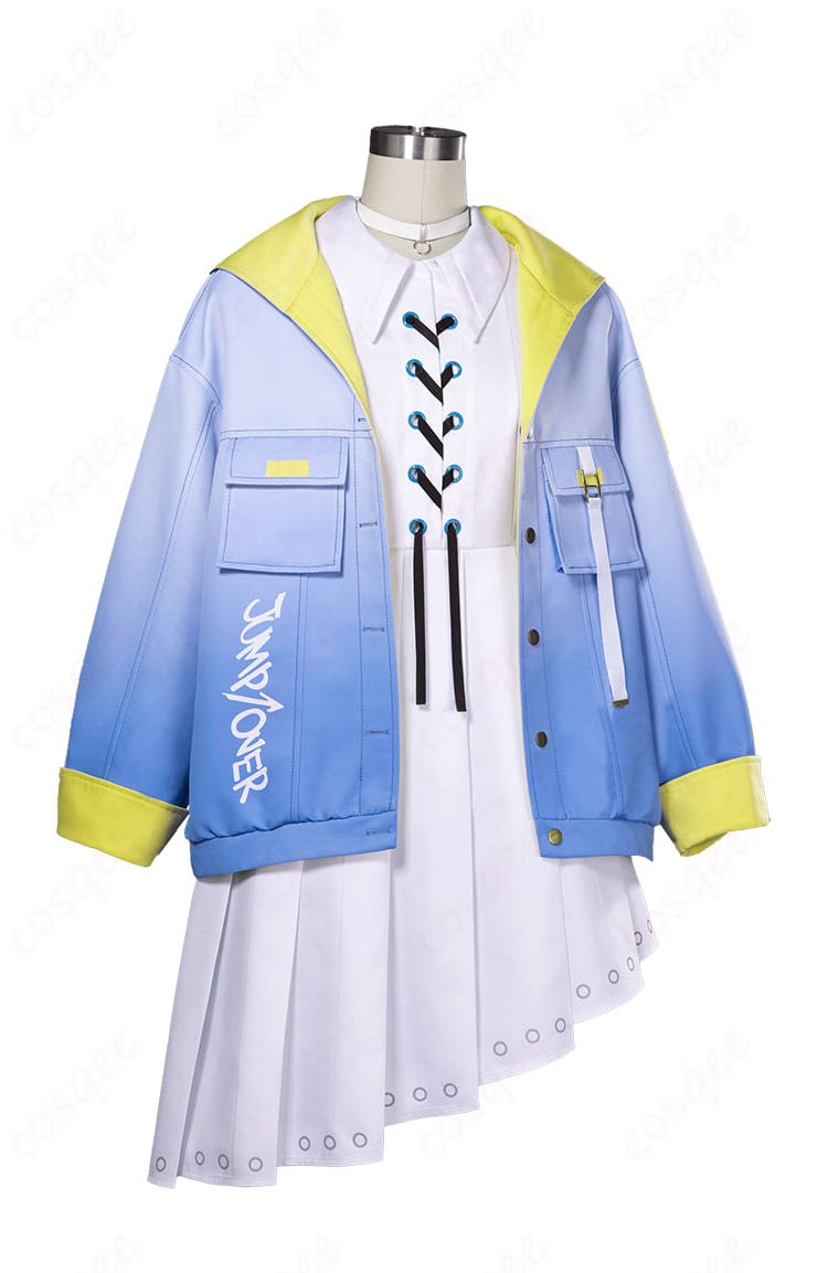 プロジェクトセカイ カラフルステージ! feat. 初音ミク そして知る『伝説』 小豆沢こはね スカイランナー・ジャケット コスプレ衣装-2