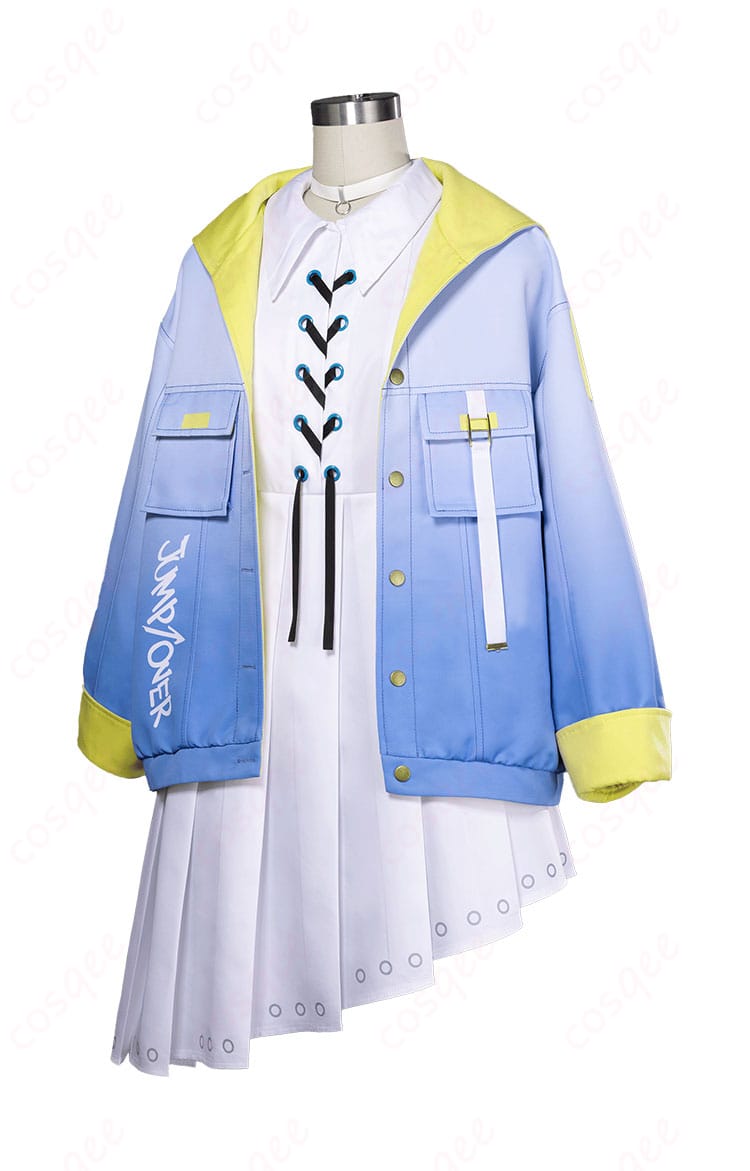 プロジェクトセカイ カラフルステージ! feat. 初音ミク そして知る『伝説』 小豆沢こはね スカイランナー・ジャケット コスプレ衣装-3