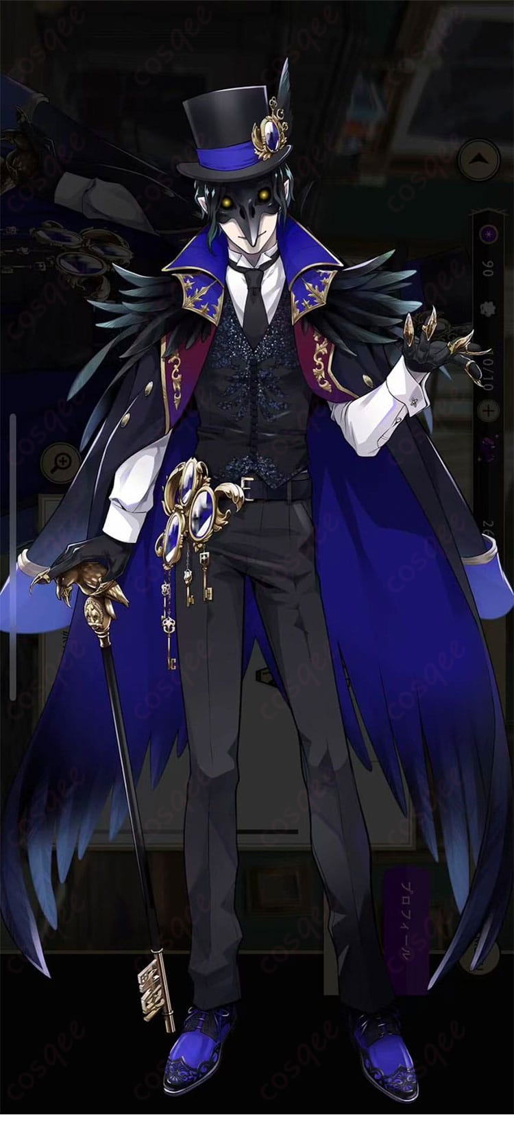 ディズニー ツイステッドワンダーランド ディア・クロウリー 学園長 コスプレ衣装-1