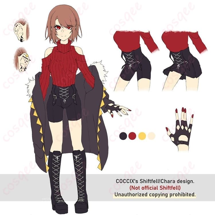 Storyshift版Charaのクールさを纏うコスプレ衣装 モノトーンで魅せる存在感 - 1枚目の画像