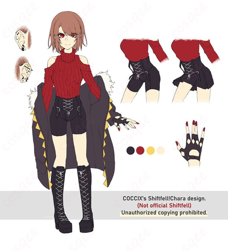 Storyfell Chara コスプレ衣装-1