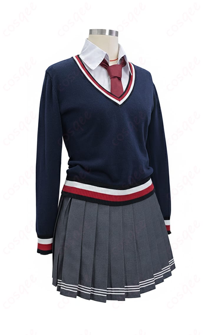 Fate/Grand Order 奏章II ジャンヌ・ダルク[オルタ] 刑部姫 学生服 コスプレ衣装-3