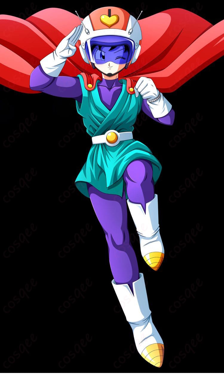 ドラゴンボール グレートサイヤマン2号 ビーデル コスプレ衣装-1