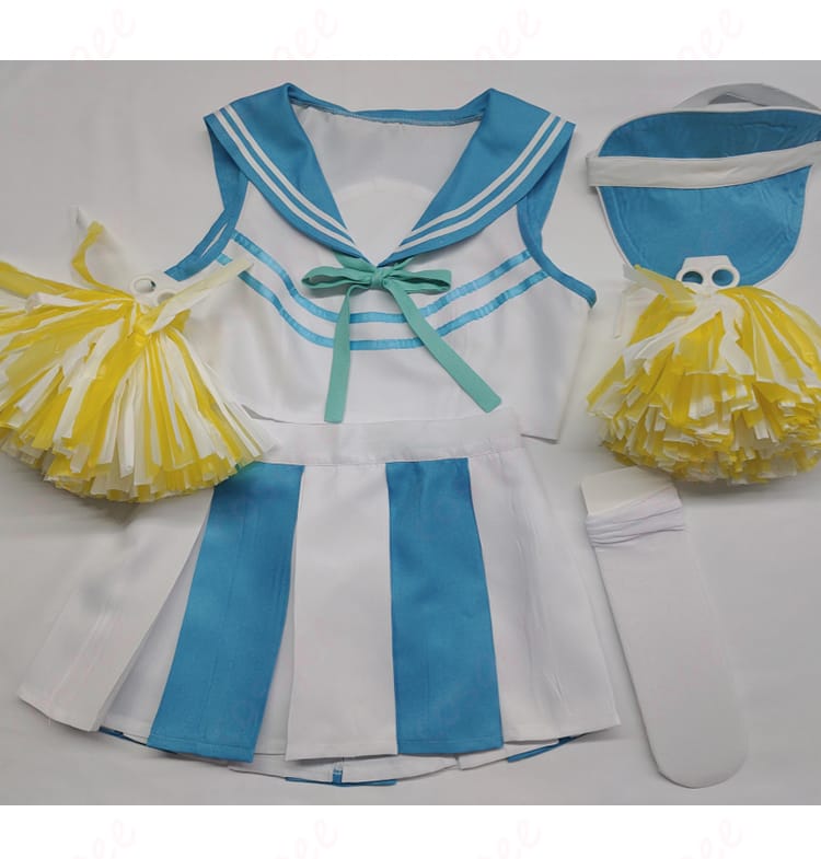 ブルーアーカイブ 伊落マリー チアガール 衣装 コスプレ衣装-6