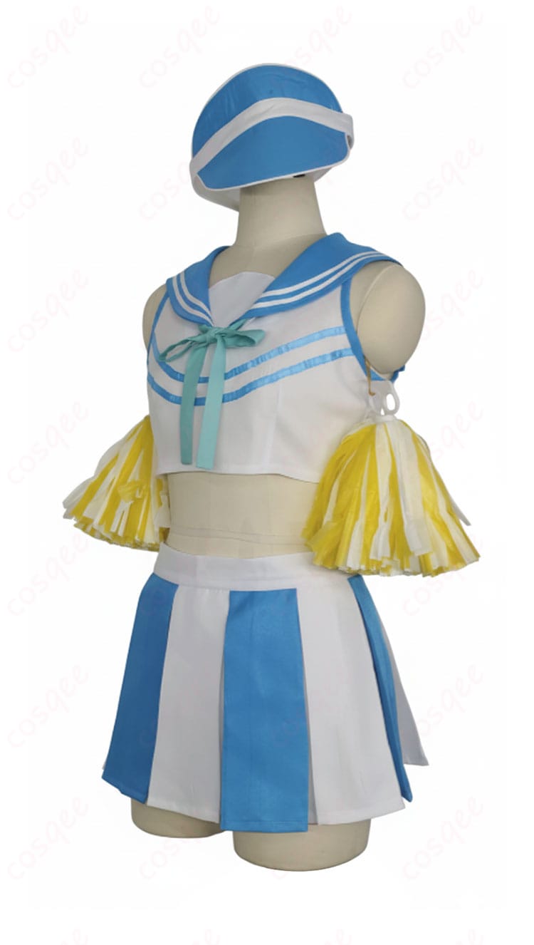 ブルーアーカイブ 伊落マリー チアガール 衣装 コスプレ衣装-3